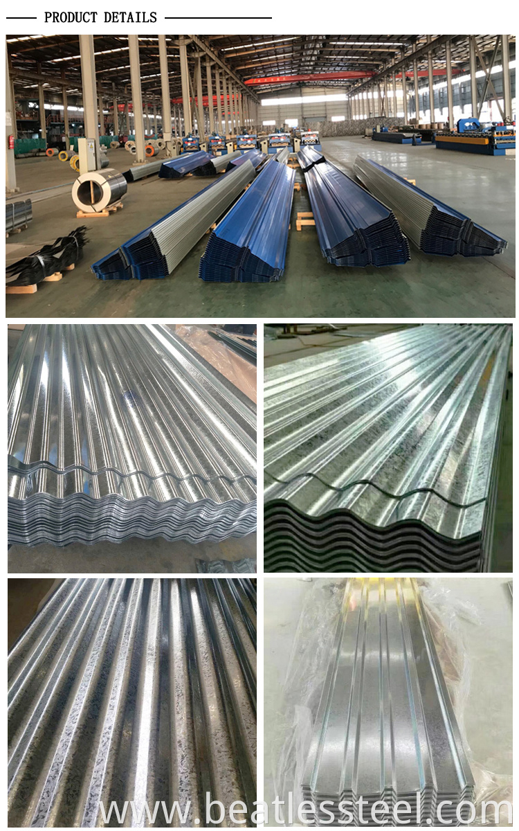 0.36mm corrugated steel sheet